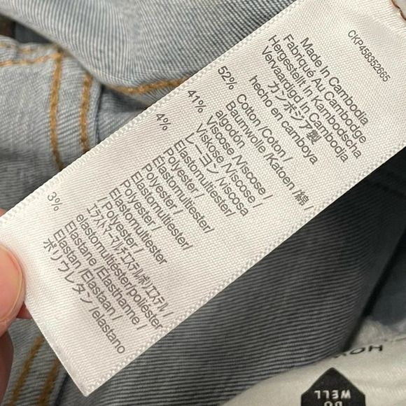 Madewell Stovepipe Jeans in Dearham Wash size 26 NC348 Holiday 2021 - Picture 13 of 15